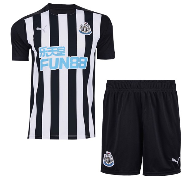 Camiseta Newcastle United 1ª Niños 2020/21 Blanco Negro